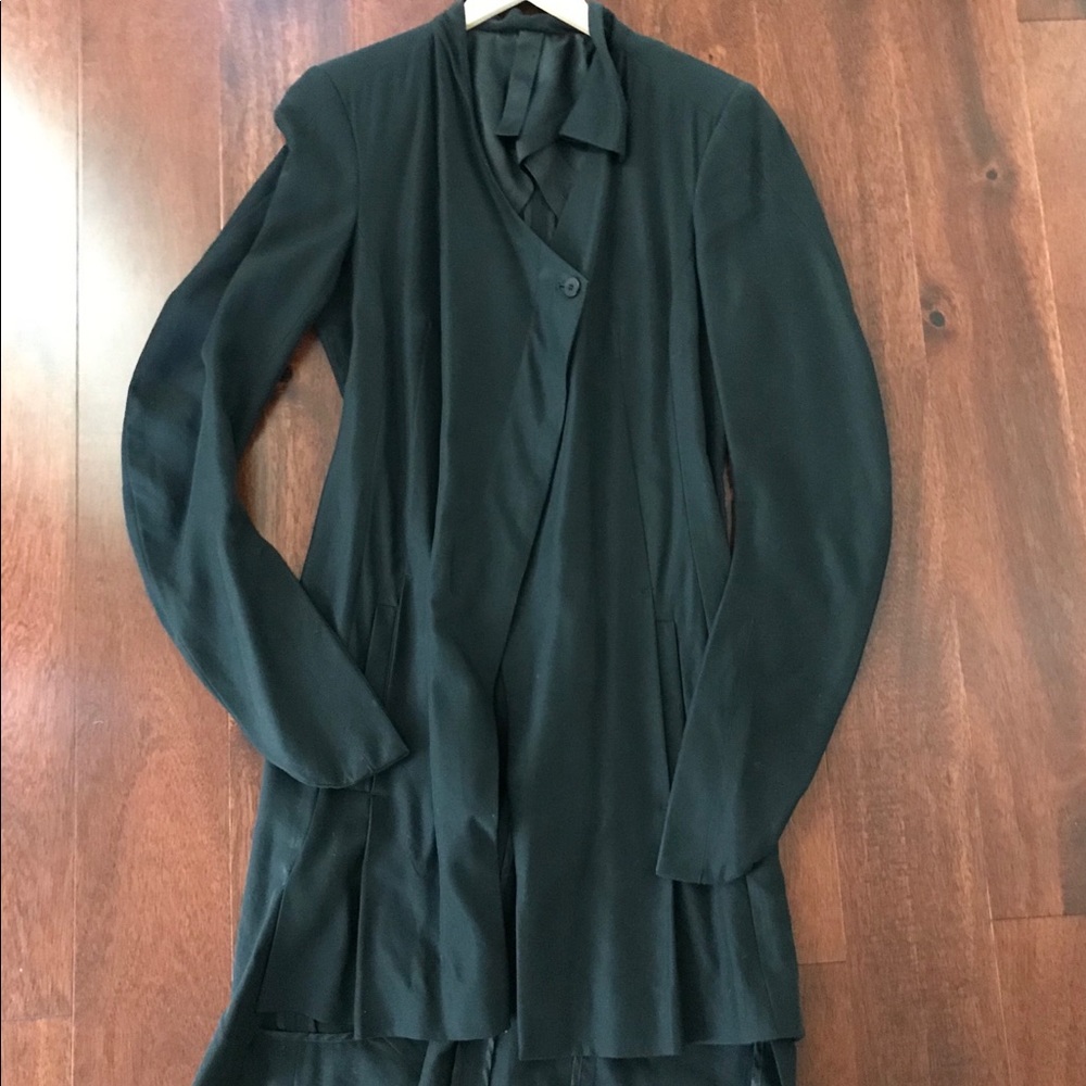 Ilaria Nistri Blazer Trench Jacket Black size 42